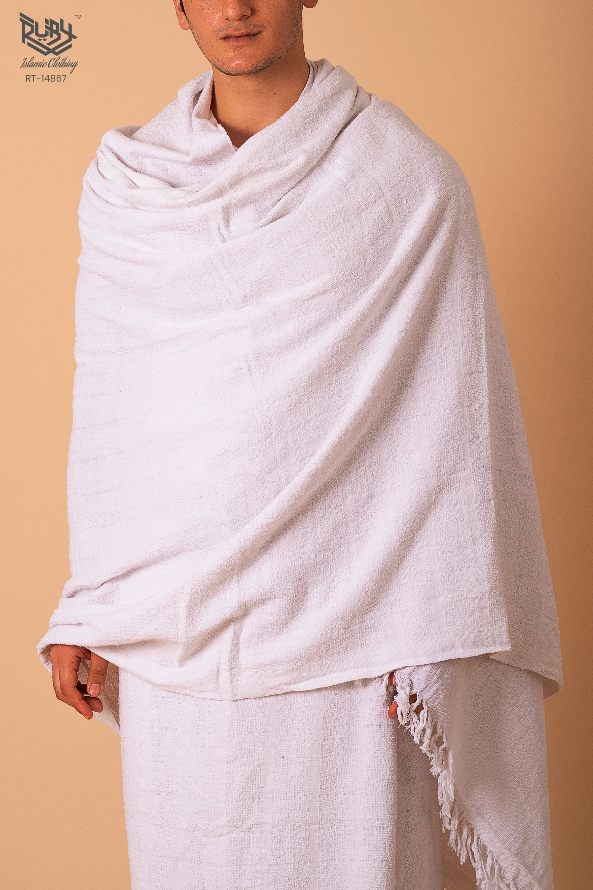 Men's Ihram for Hajj and Umrah - Super Soft Sweat Absorbent 2 Piece Ihram Set